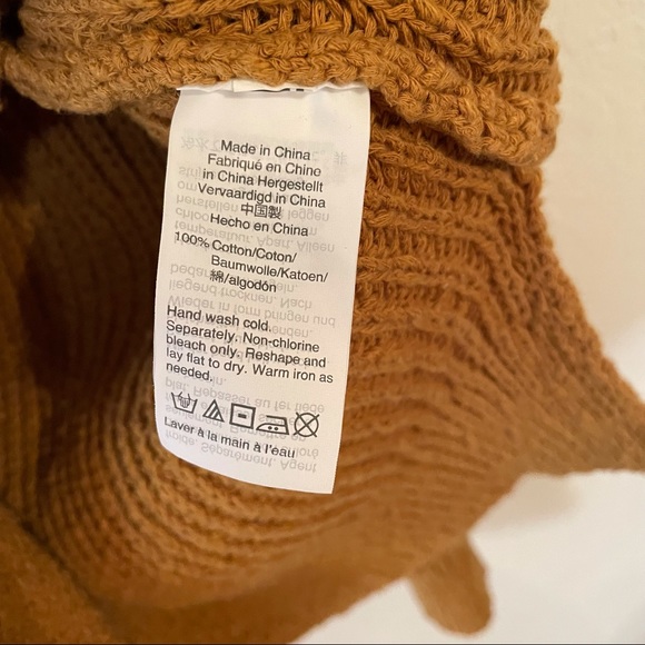 Madewell Balloon Sleeve Pullover Sweater in Egyptian Gold - Picture 8 of 8